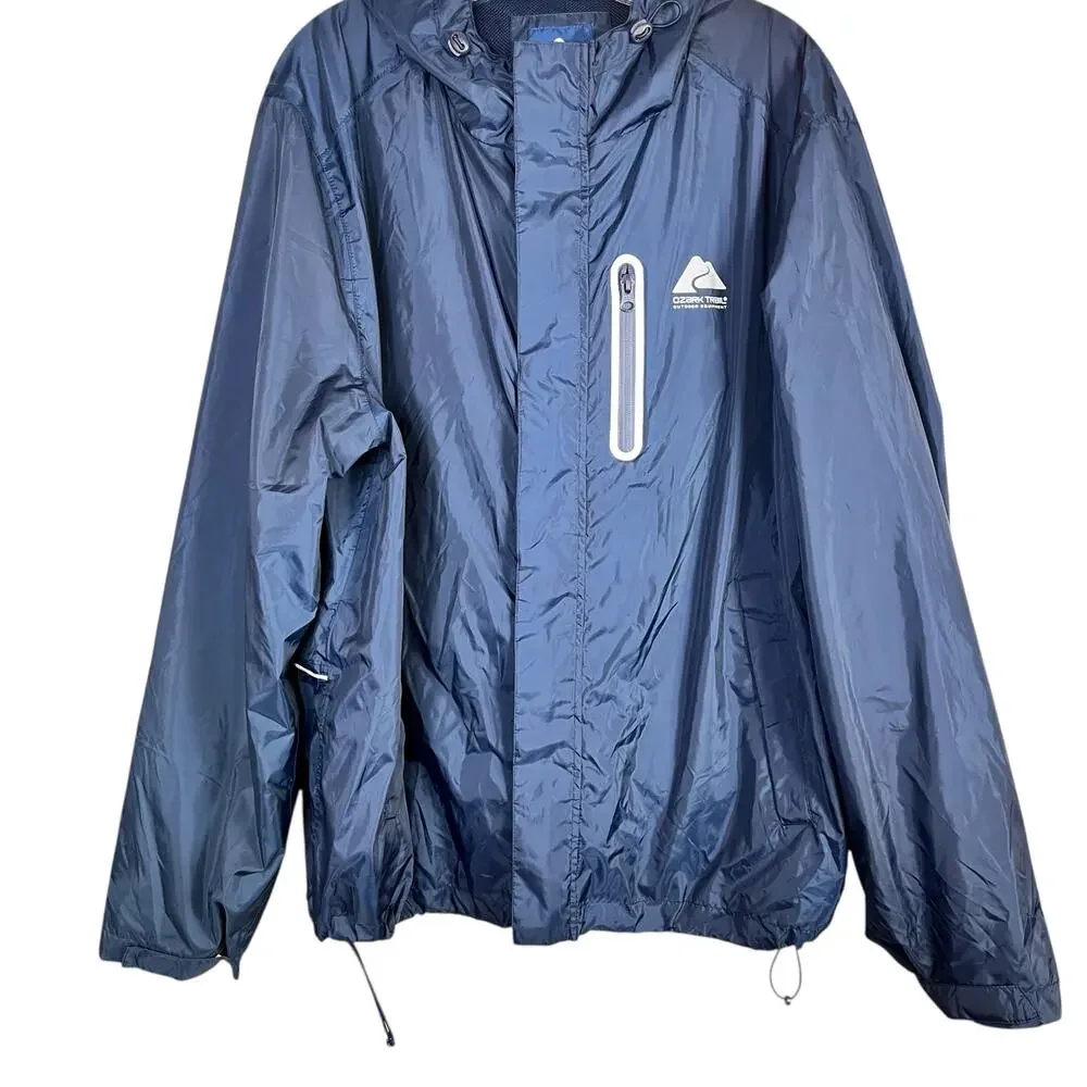 Ozark Trail Mens Zip Up Jacket Size M/L Navy Blue Men's